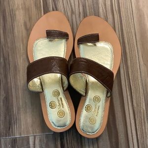 Italian leather sandals made in Italy
